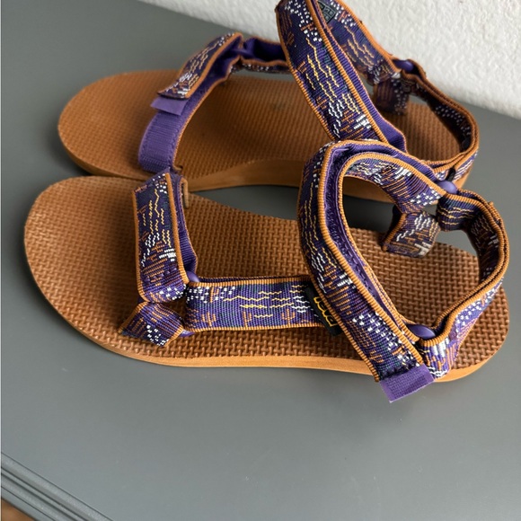 Teva Purple and Tan Sandals - Picture 3 of 6